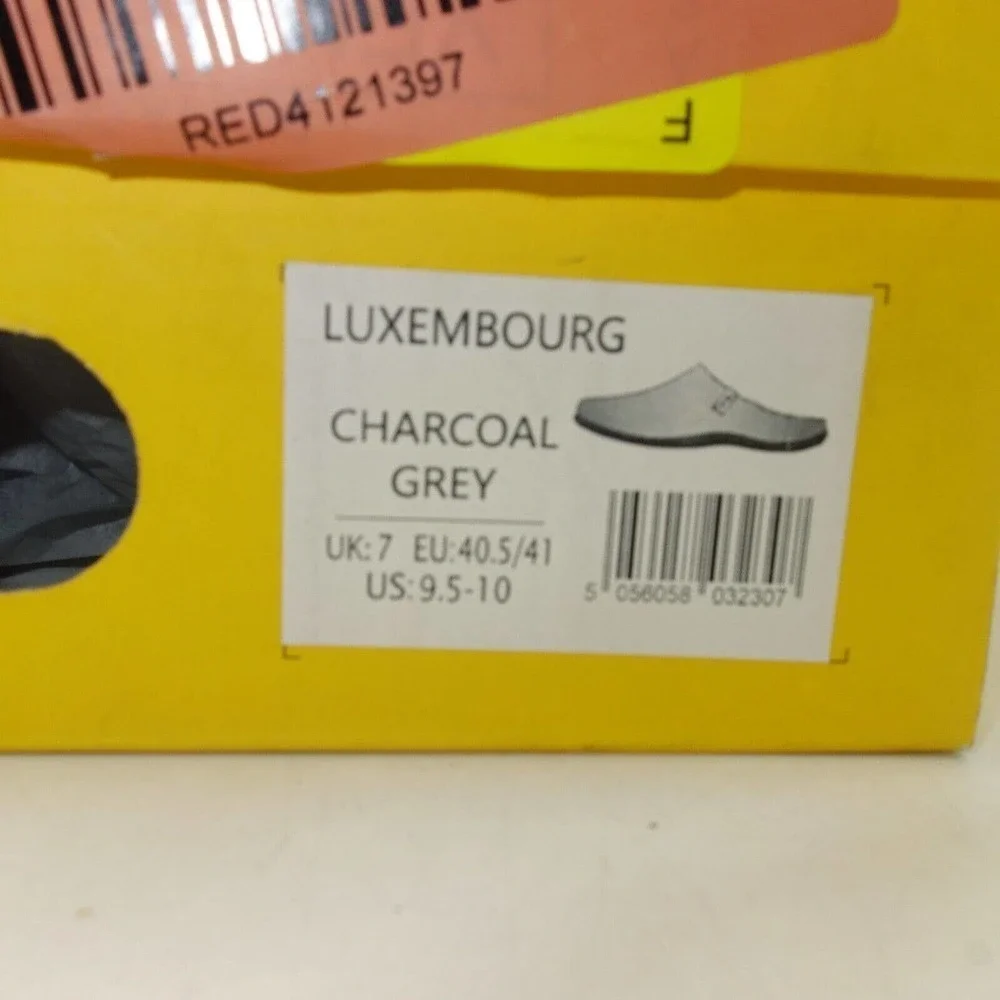 NEW Strive Luxembourg Men's Supportive Slipper Charcoal Grey Men's 9.5-10